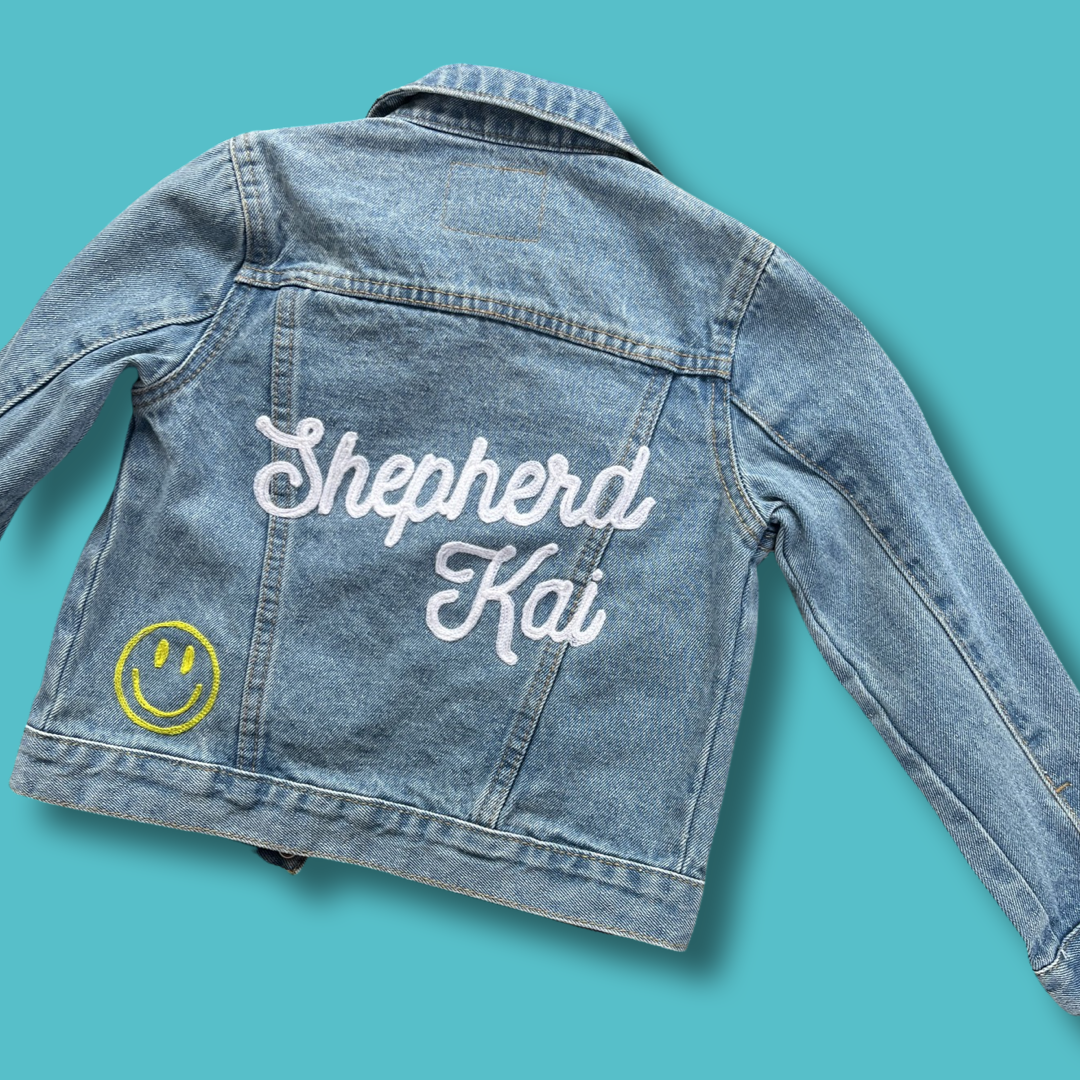 Kids Custom Chainstitch Denim Jacket – Lu & Co.