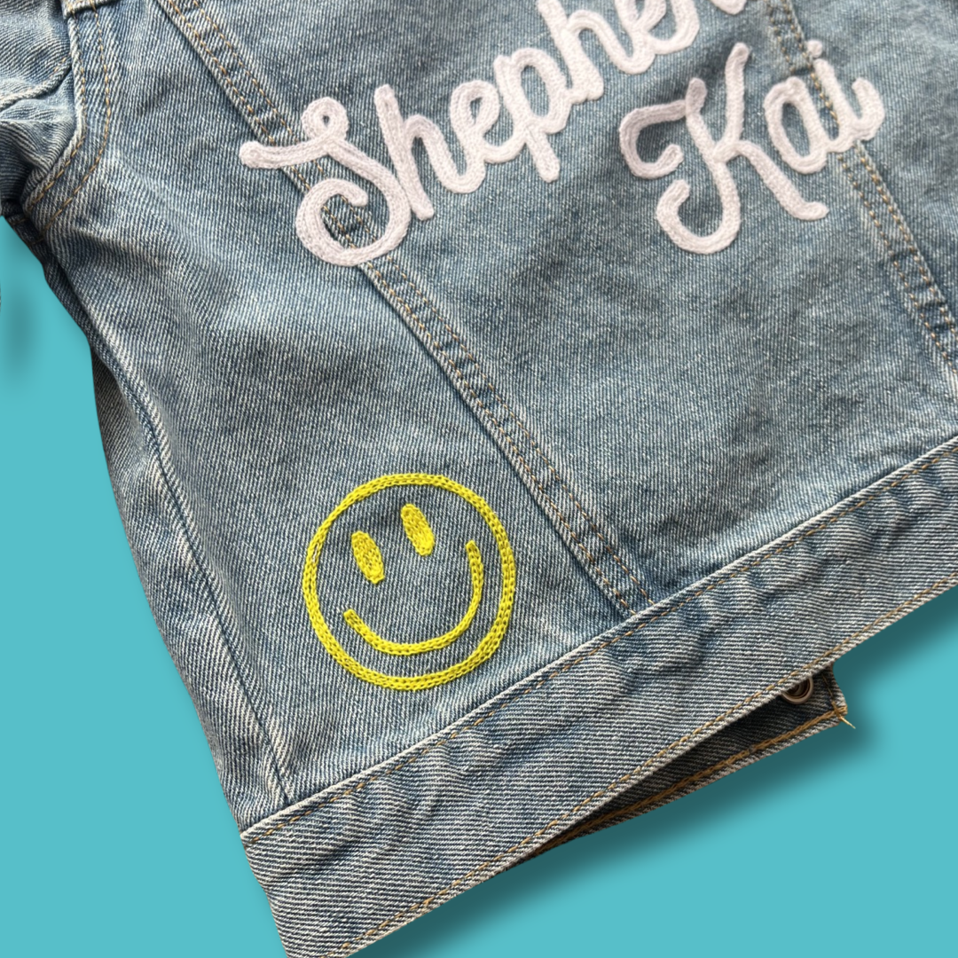 Kids Custom Chainstitch Denim Jacket