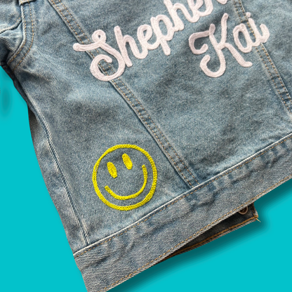 Kids Custom Chainstitch Denim Jacket
