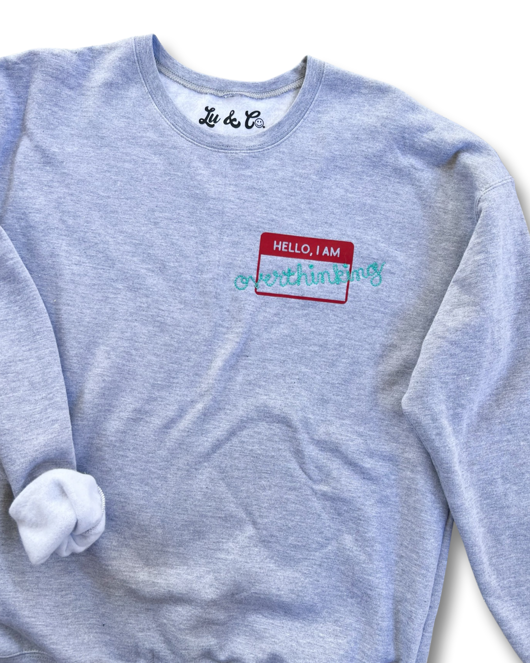 "Hello, I Am" Chainstitch Sweatshirt