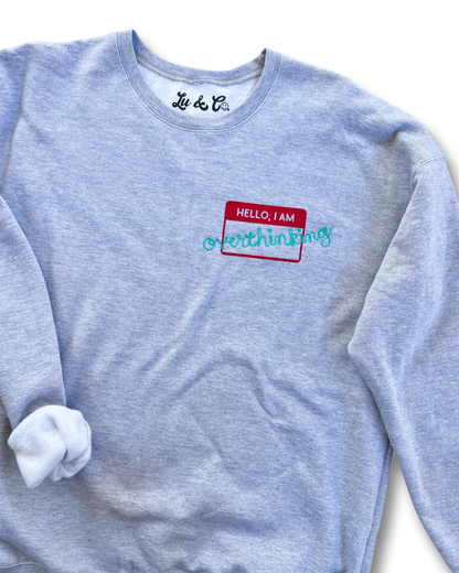 "Hello, I Am" Chainstitch Sweatshirt